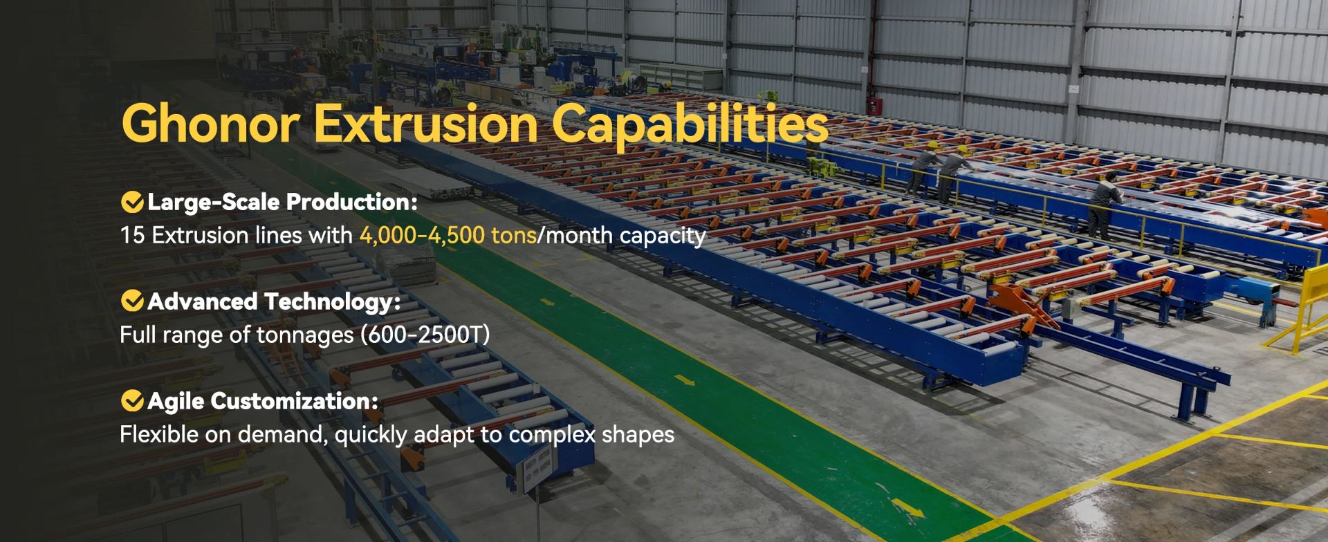 Ghonor Extrusion production line