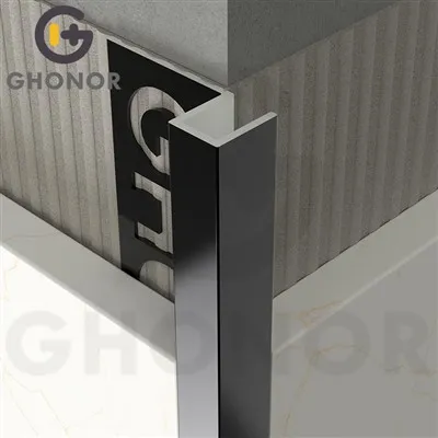 Viền nhôm cạnh màu đen